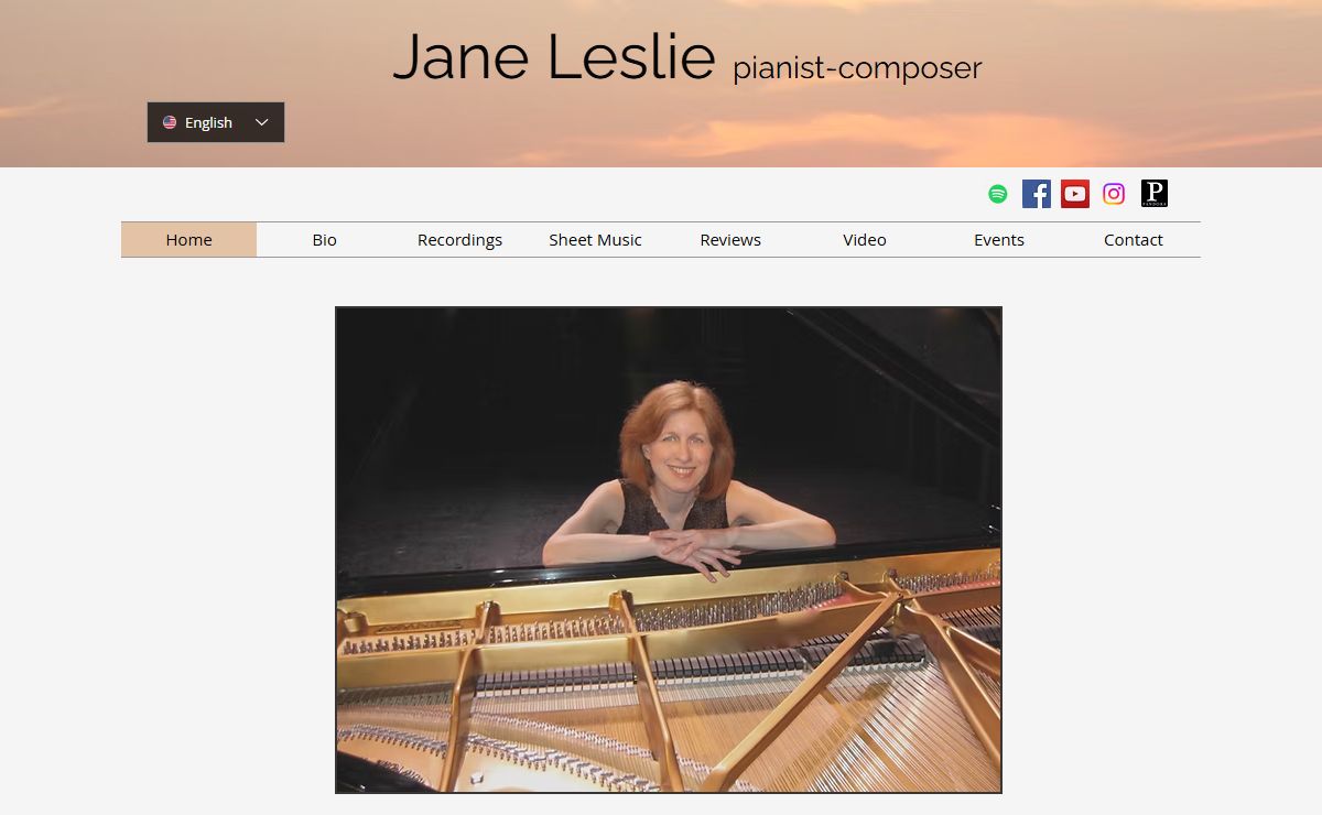 Jane Leslie - pianist-composer
