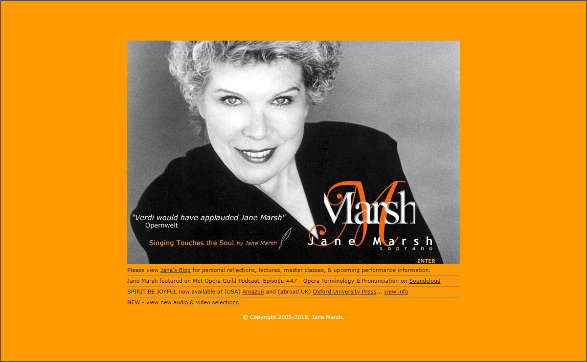 Jane Marsh Official Website
