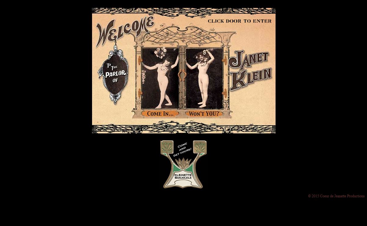 Welcome to Parlor of Janet Klein