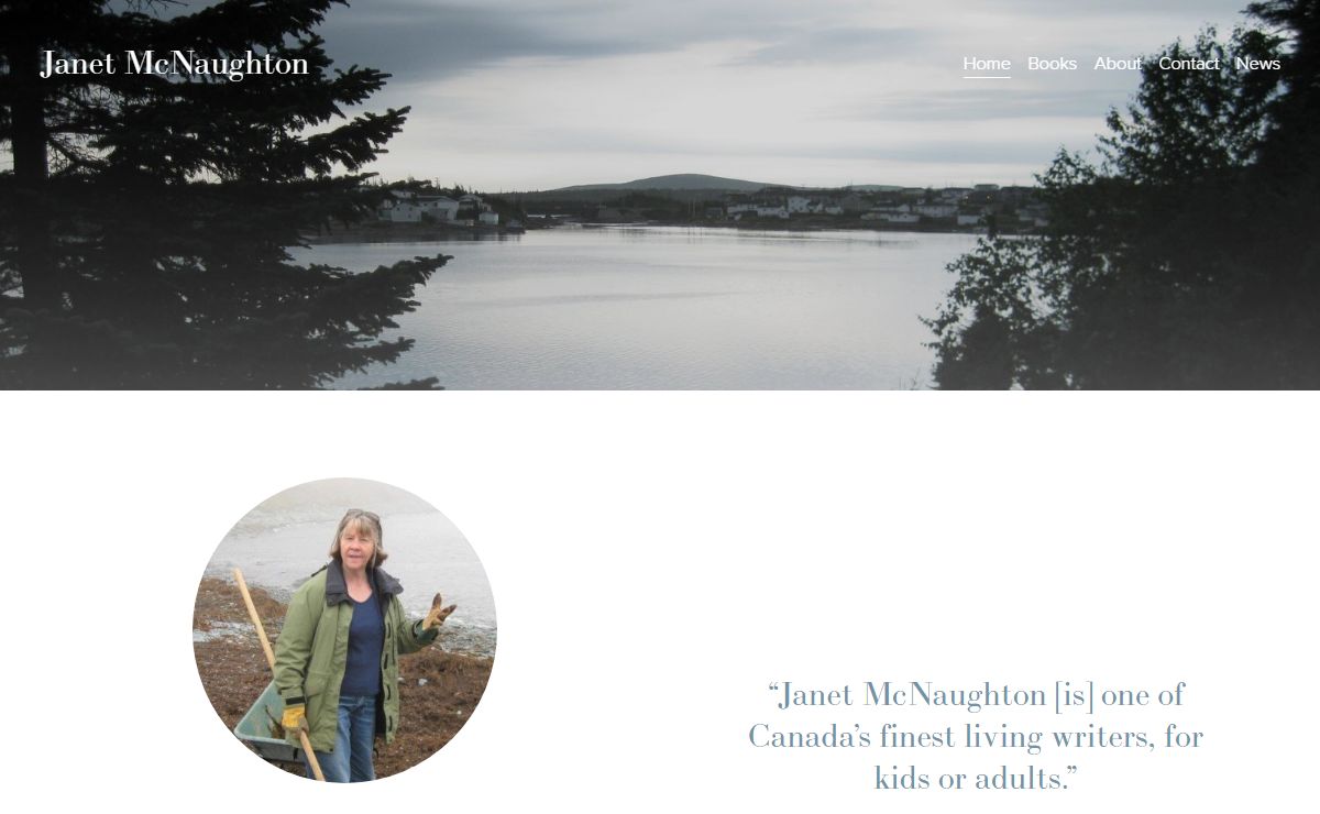 Janet McNaughton Author Website