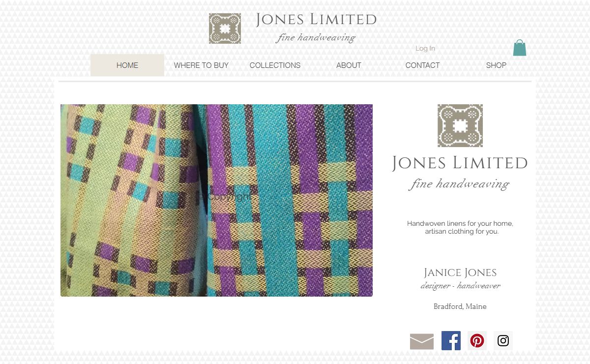 Weaving | Maine | Handwoven Home | Jones Limited