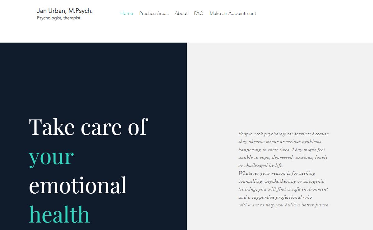 Jan Urban | Psychologist | Brussels