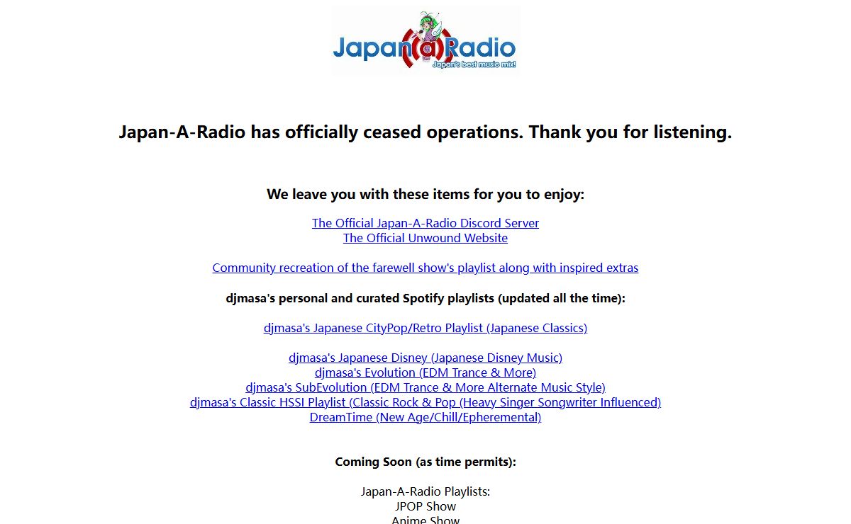 Japan-A-Radio; Japan's best music mix