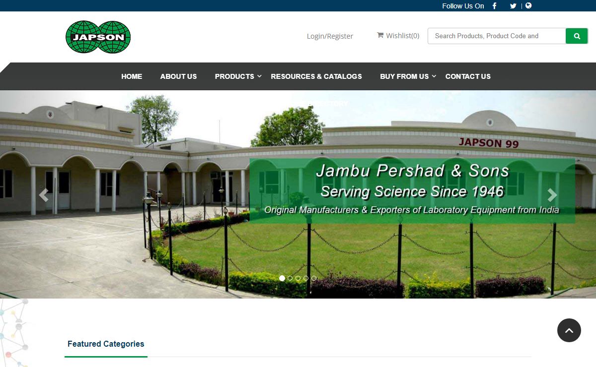 JAPSON: Laboratory, Scientific, School, Physics, Chemistry, Biology, Medical, Hospital, Stationary, Analytical, equipments, instruments, glassware, products, supplies, suppliers, exporters, importers, sellers, manufacturers, company, Ambala, India