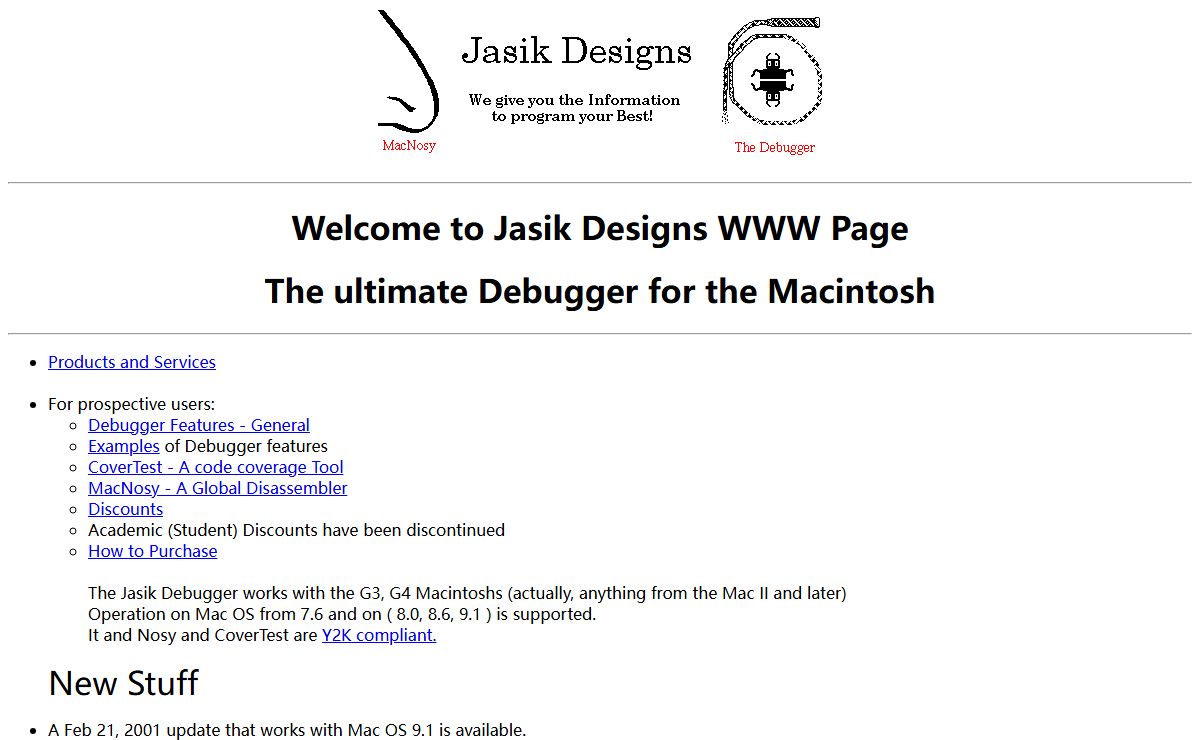 Jasik Designs WWW Home Page