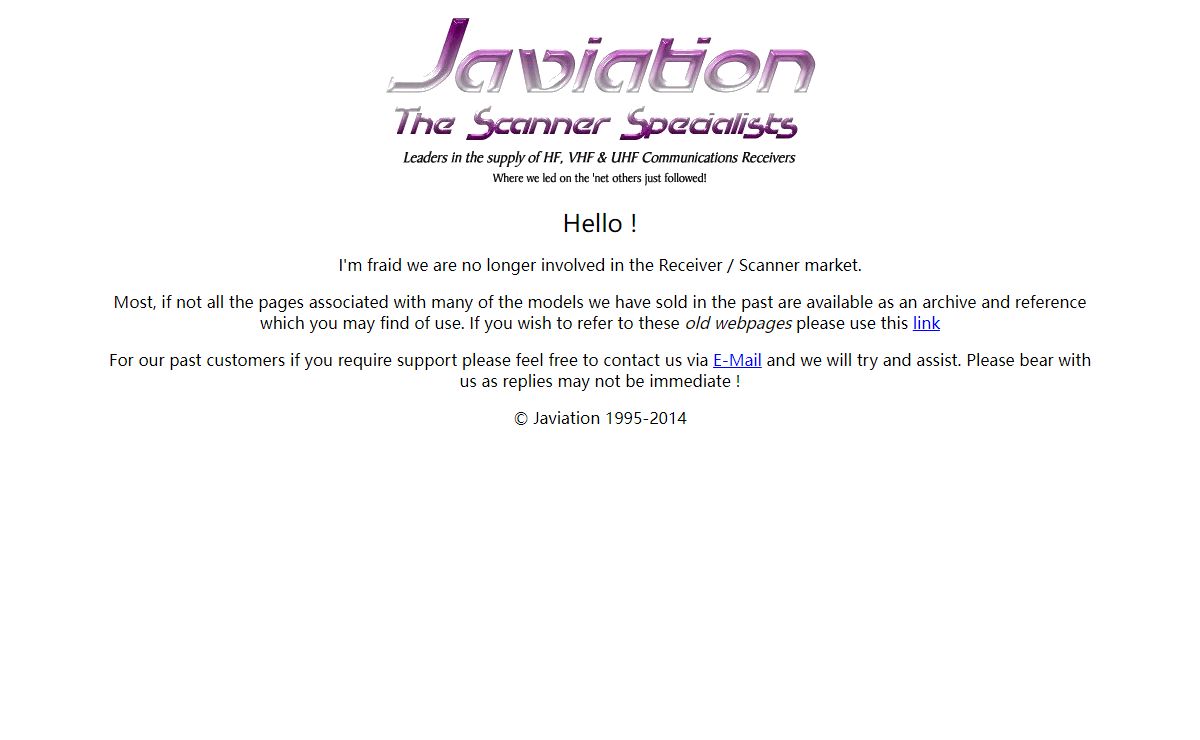 Javiation - Home Page & On-Line catalogue