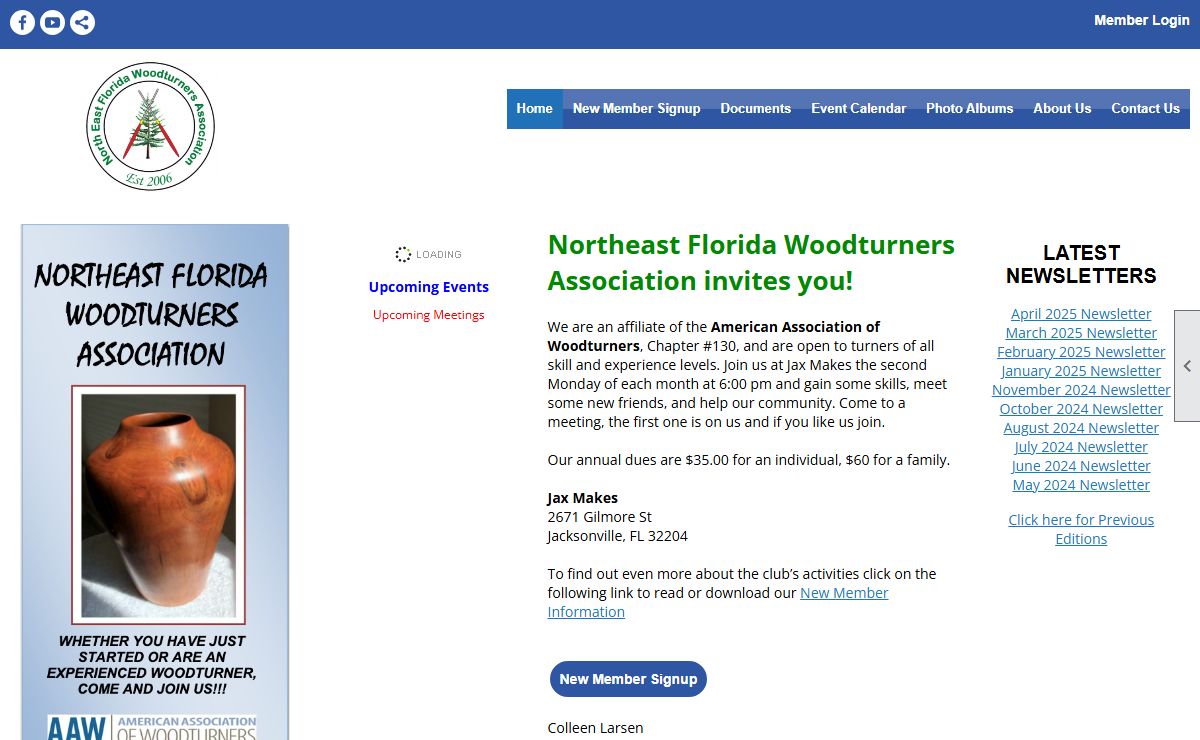 Home - Northeast Florida Woodturners Association