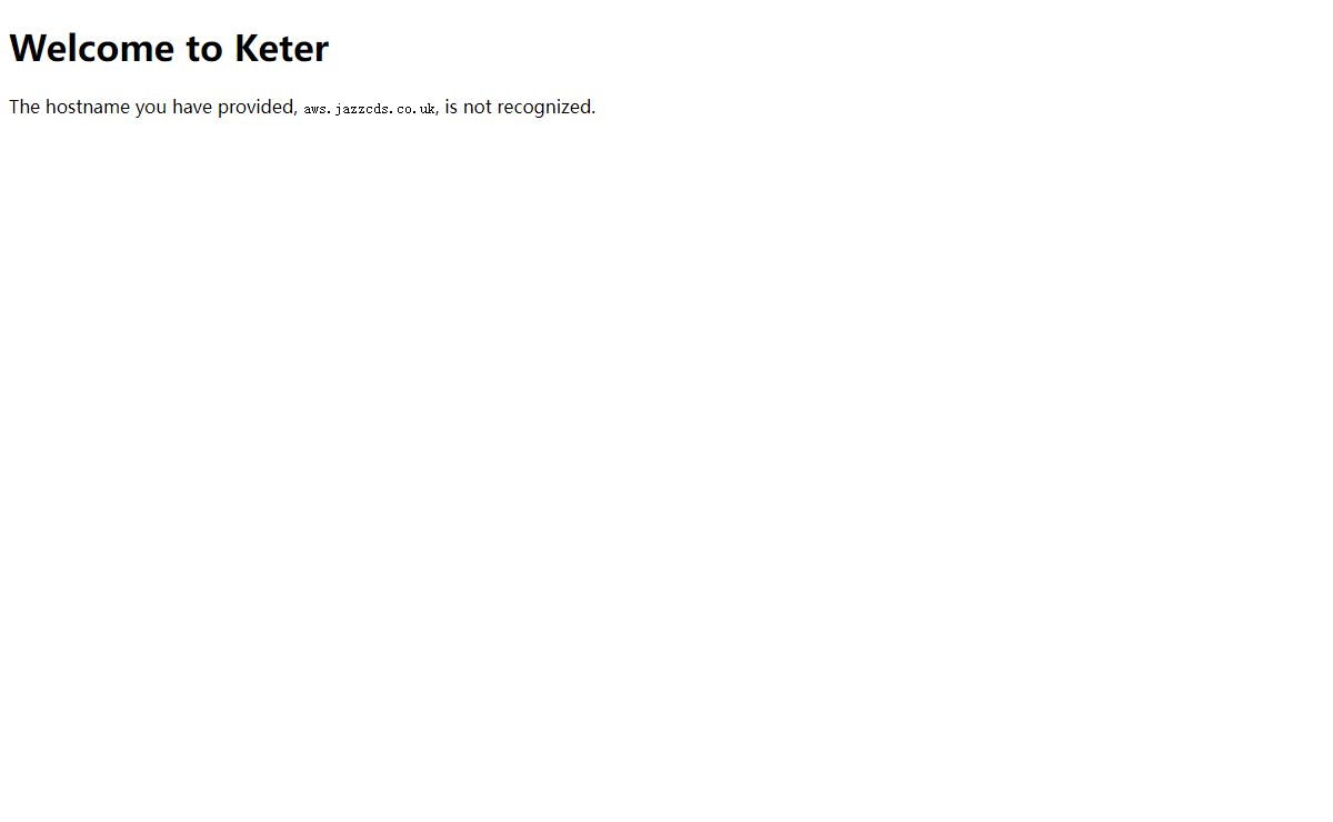 Welcome to Keter