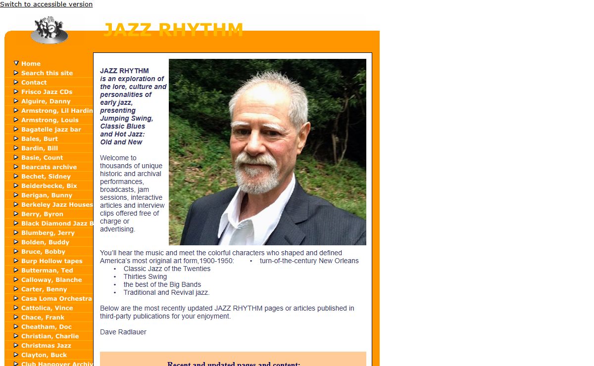 JAZZ RHYTHM Home page