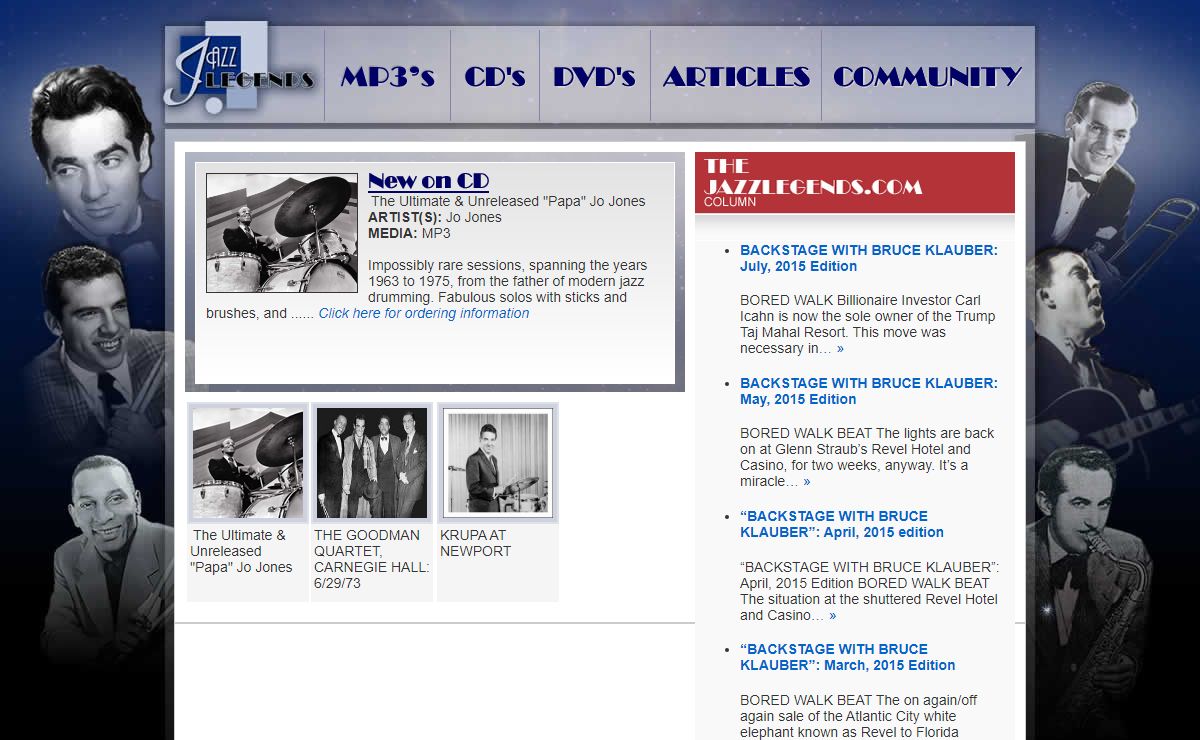 Jazz Legends | Home of the Legends of Jazz