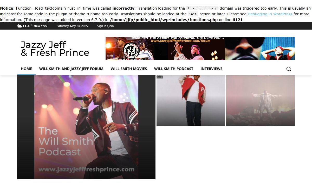 Will Smith and Jazzy Jeff Fan Site | Repping Will Smith and Jazzy Jeff online for the fans since 1996