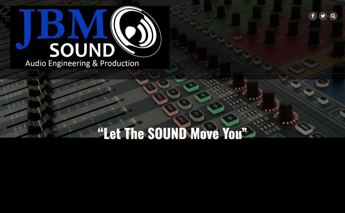JBM Sound – Audio Engineering & Production