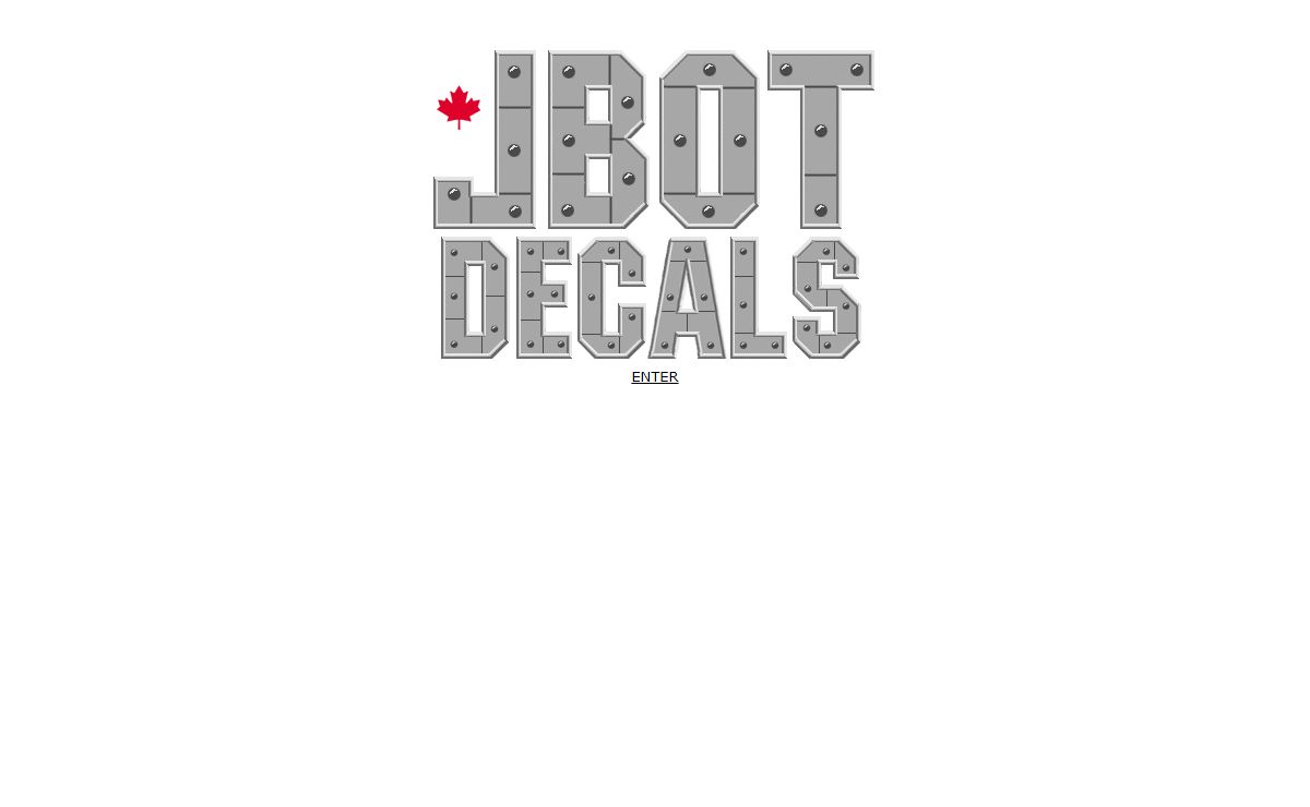 JBOT Decals