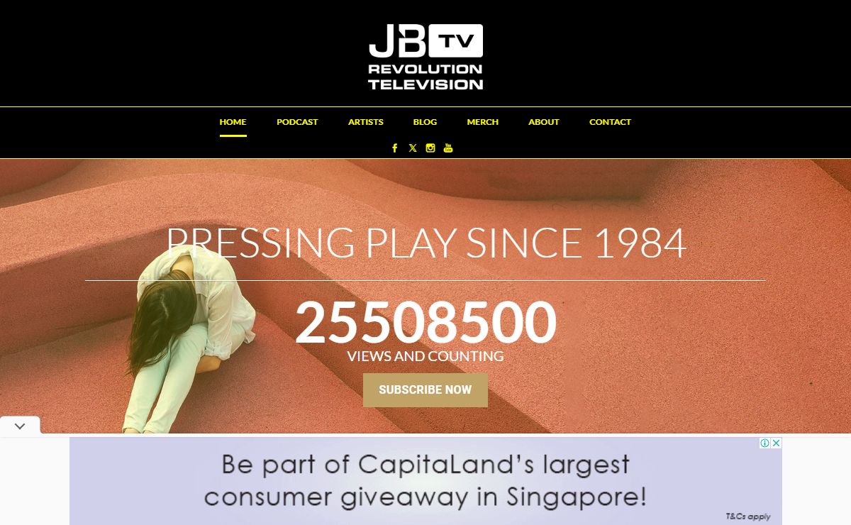 JBTV - JBTV Music Television Home