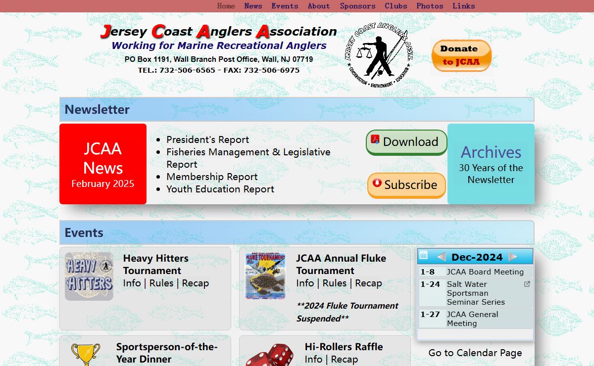 Jersey Coast Anglers Association