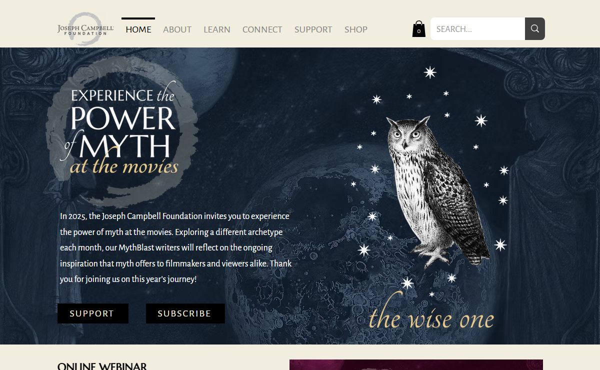 Welcome to the Joseph Campbell Foundation