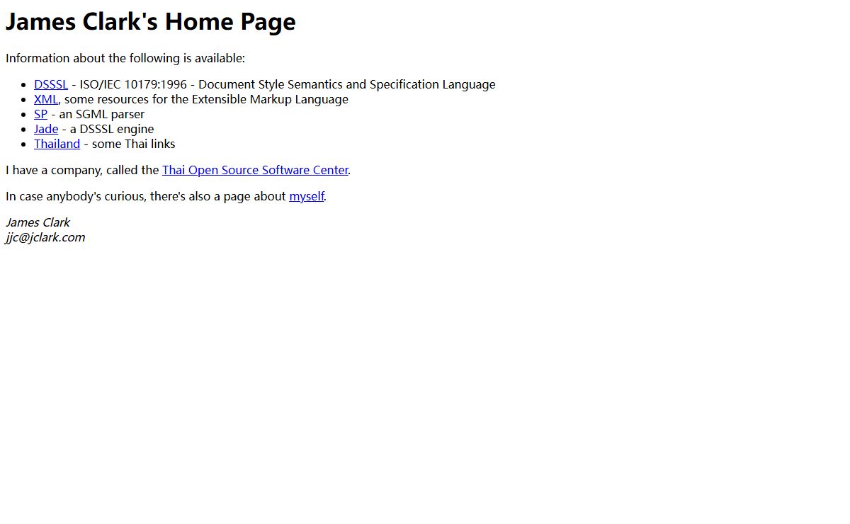 James Clark's Home Page