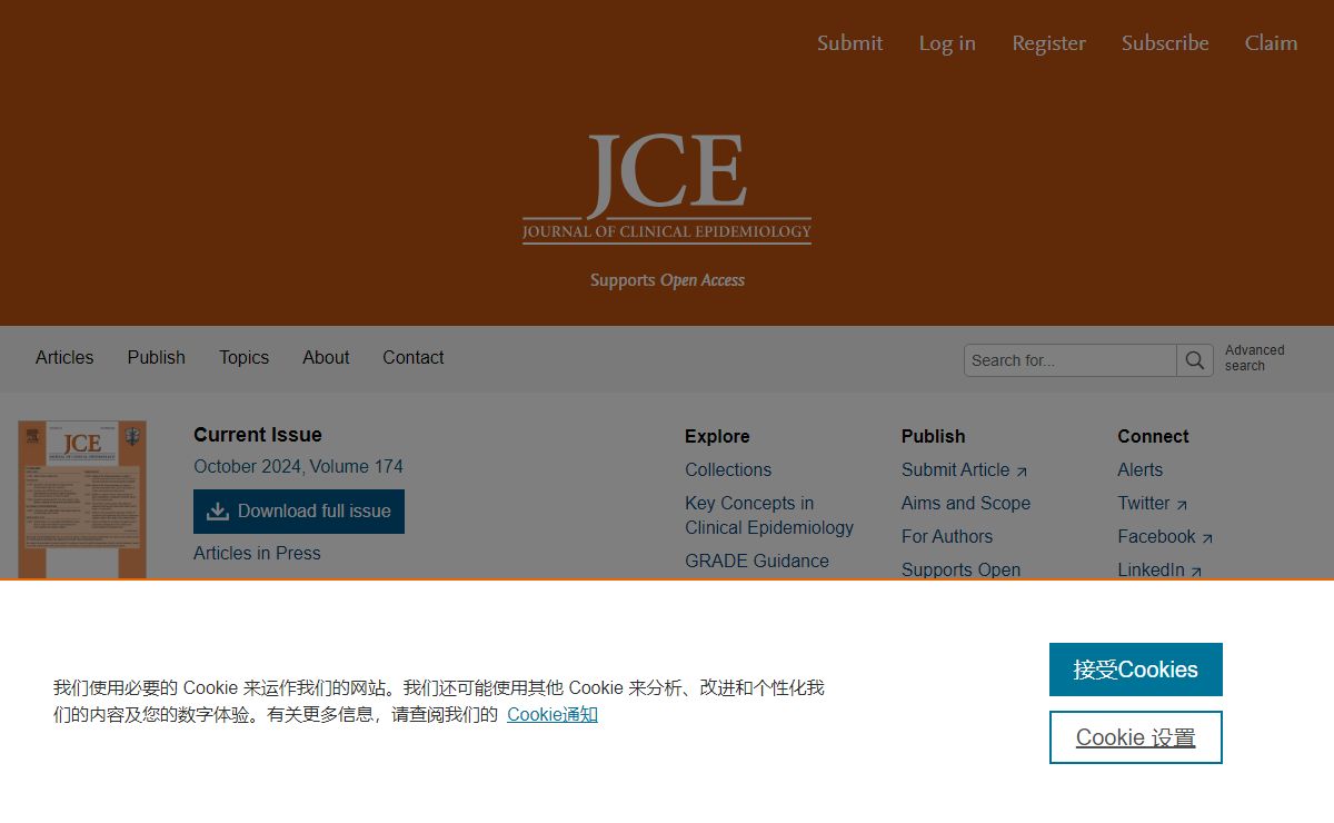 Home Page: Journal of Clinical Epidemiology
