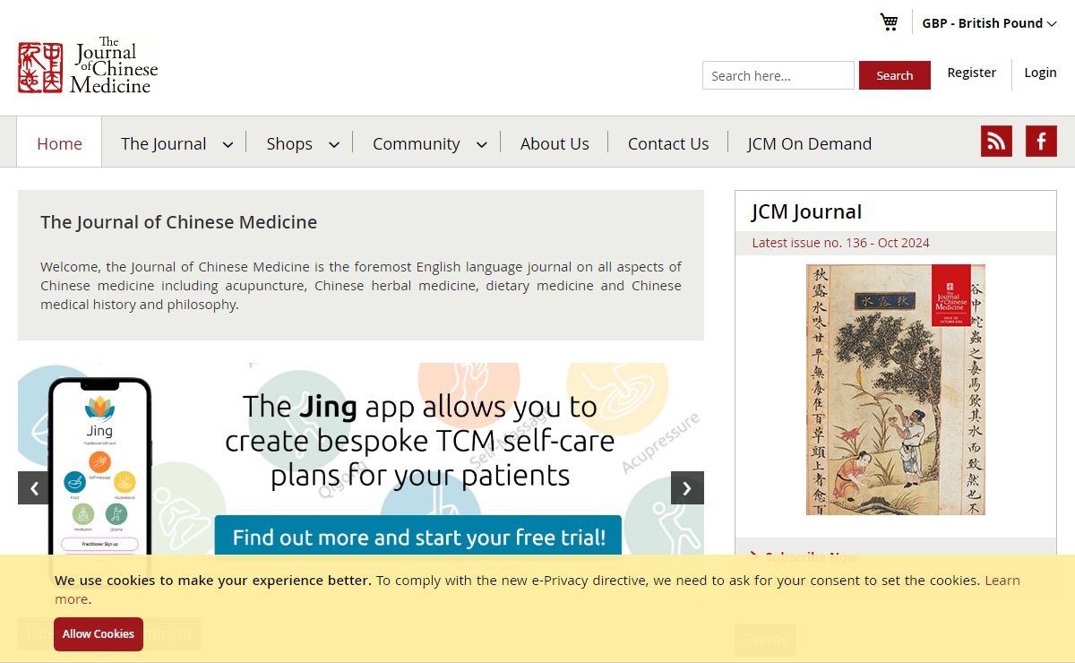 The Journal of Chinese Medicine & Traditional Chinese Medicine