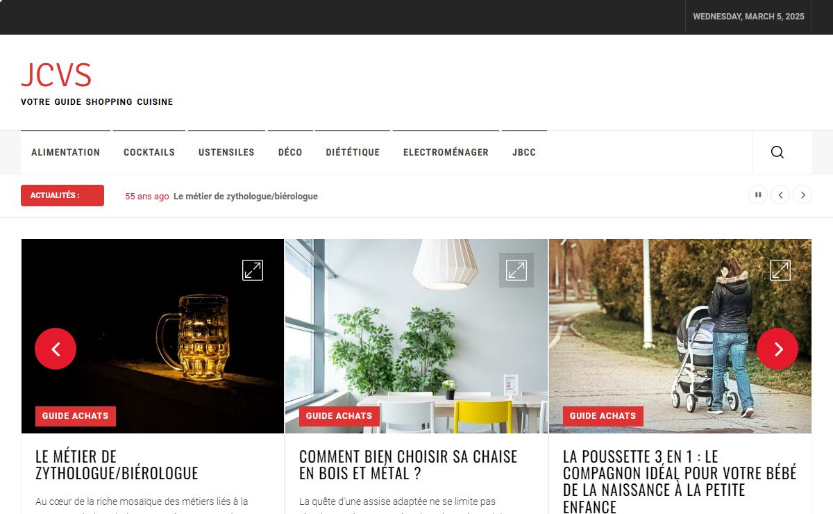 JCVS - Votre Guide Shopping Cuisine