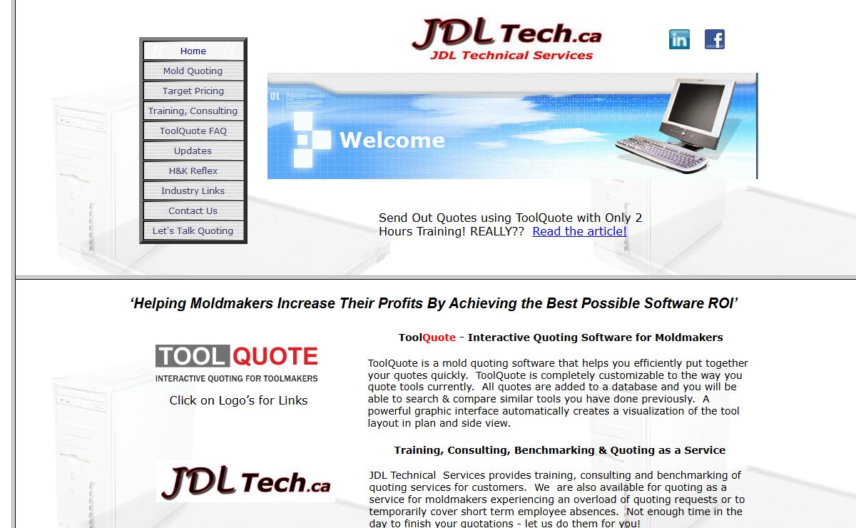 JDL Technical Services - Helping Moldmakers Increase Their Profits By Achieving the Best Possible Software ROI