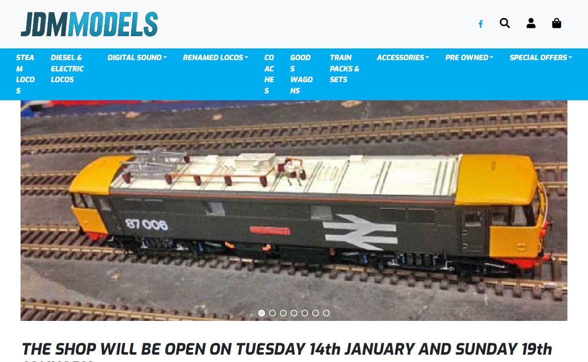 JDM Models - Hornby and Bachmann with pre-owned model locomotives
