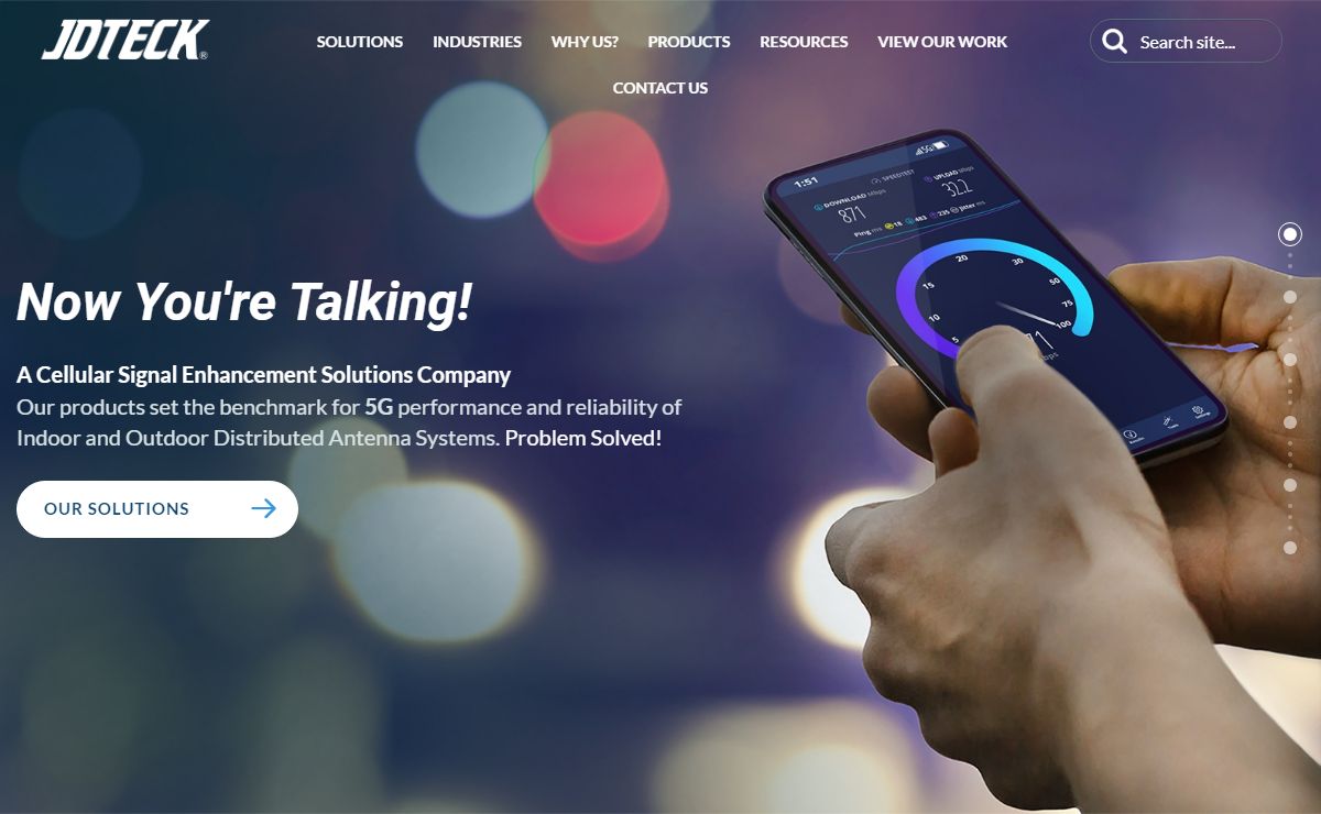 Consumer & Industrial Cell Phone Signal Boosters | JDTECK