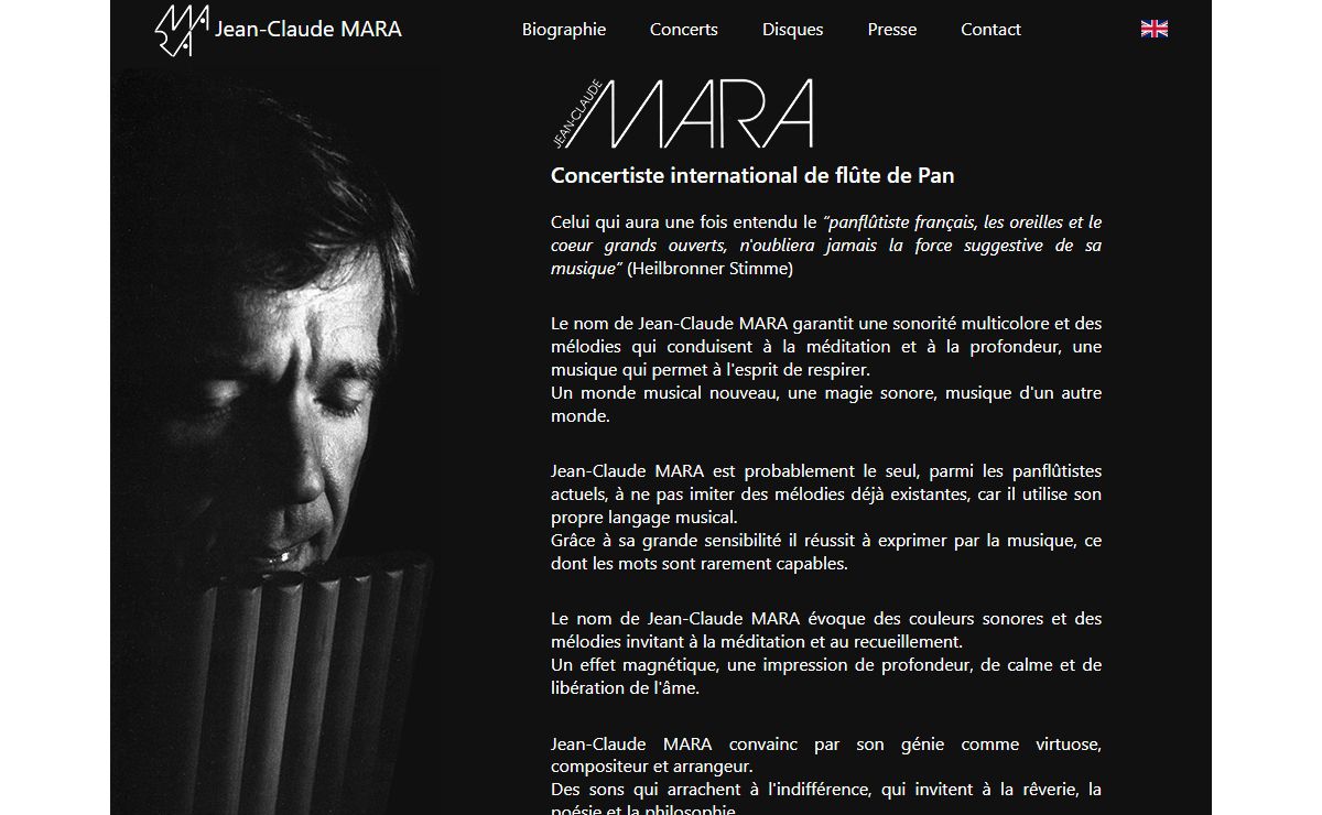 Jean-Claude MARA - Concertiste international de flûte de Pan
