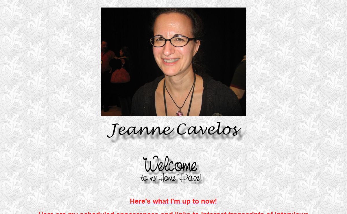 Jeanne Cavelos Home Page