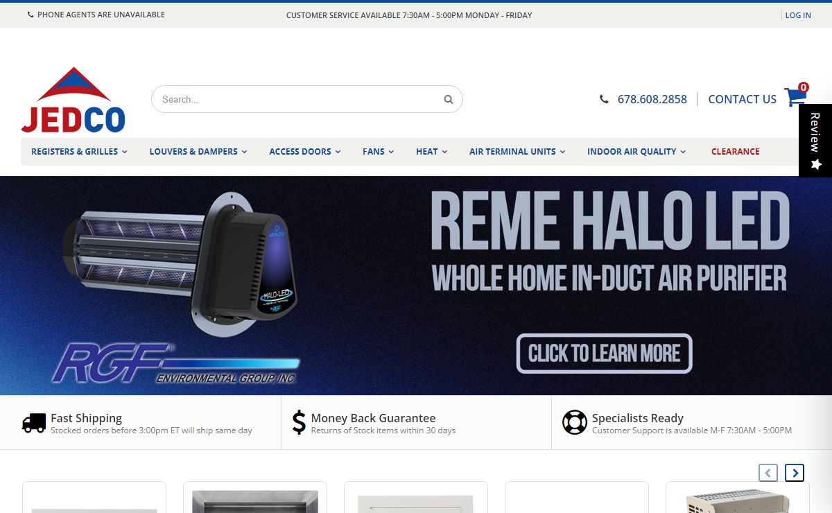 HVAC Parts and Supplies Online | JEDCO Supply