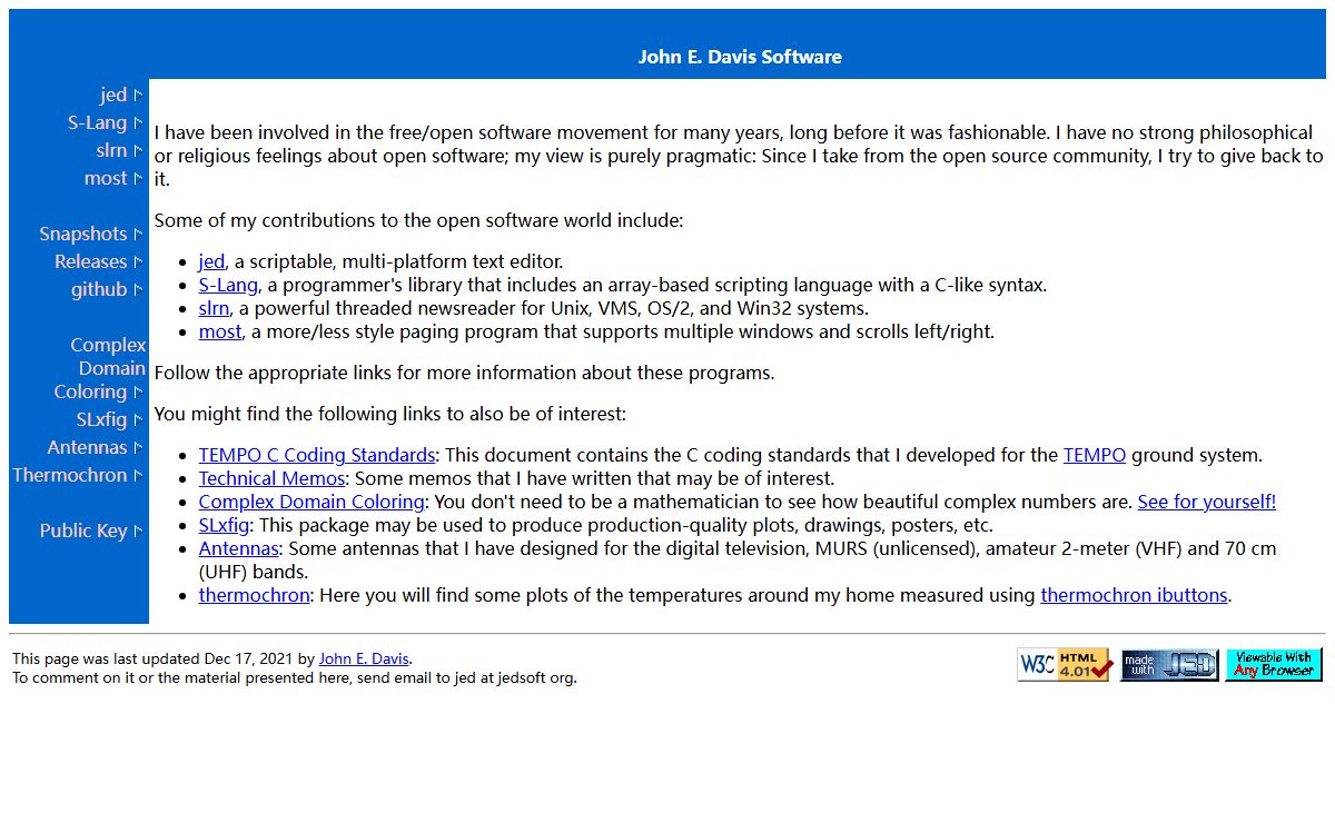 John E. Davis Software