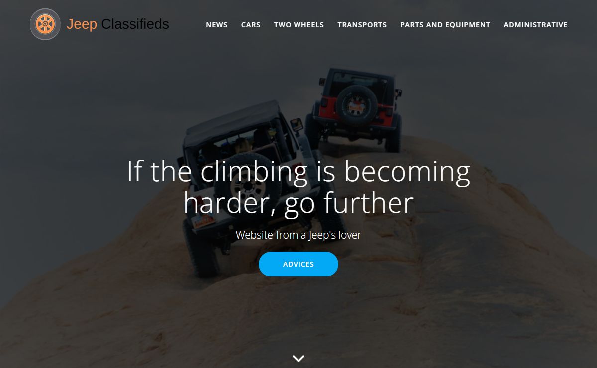 Jeep classifieds - Your favourite Jeep's lover website