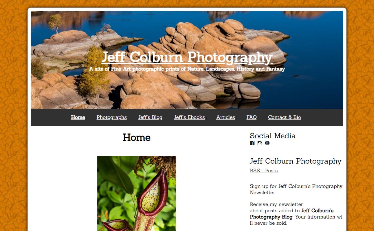 Jeff Colburn Photography – A site of Fine Art photographic prints of Nature, Landscapes, History and Fantasy