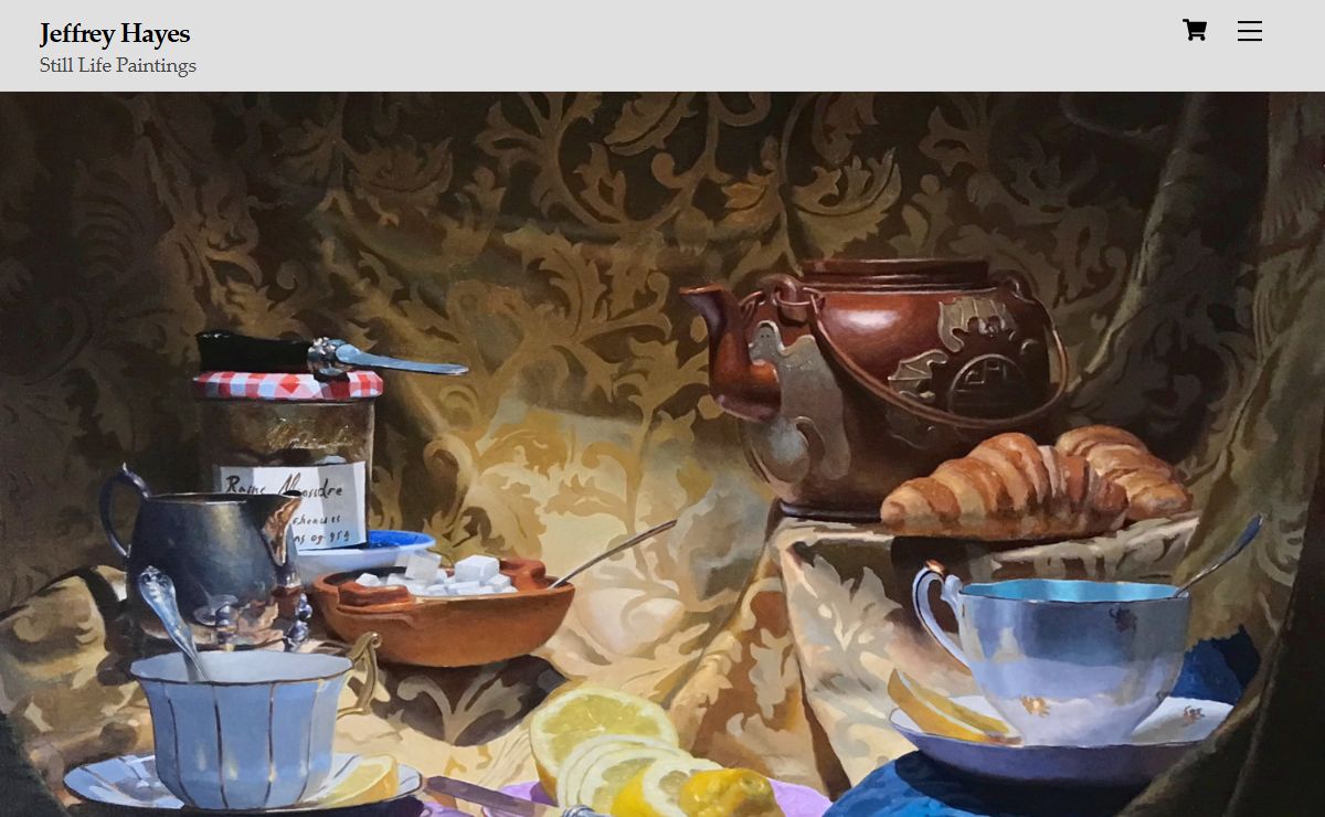 Jeffrey Hayes – Still Life Paintings