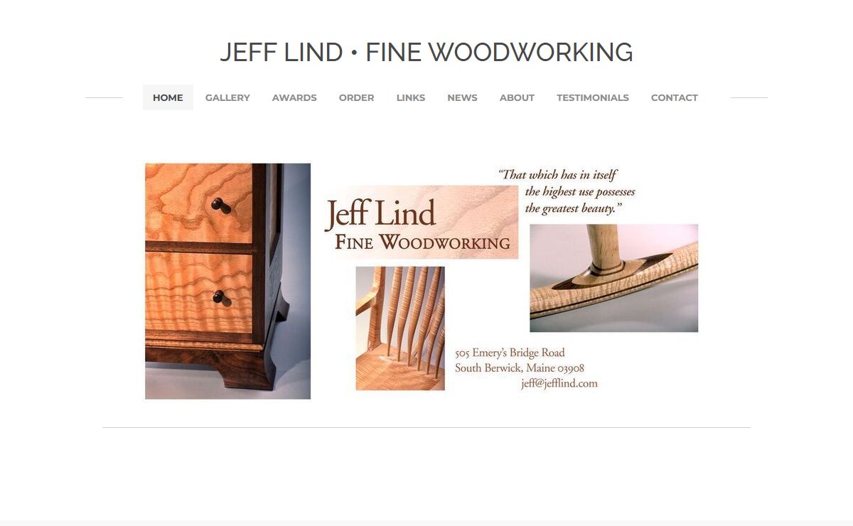 Jeff Lind • Fine Woodworking - Home