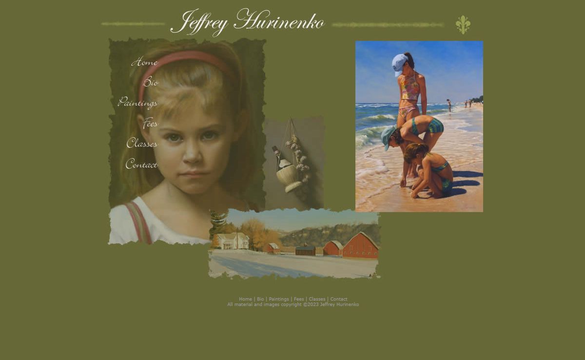 Jeffrey Hurinenko - Minnesota Artist, portrait, genre, landscape