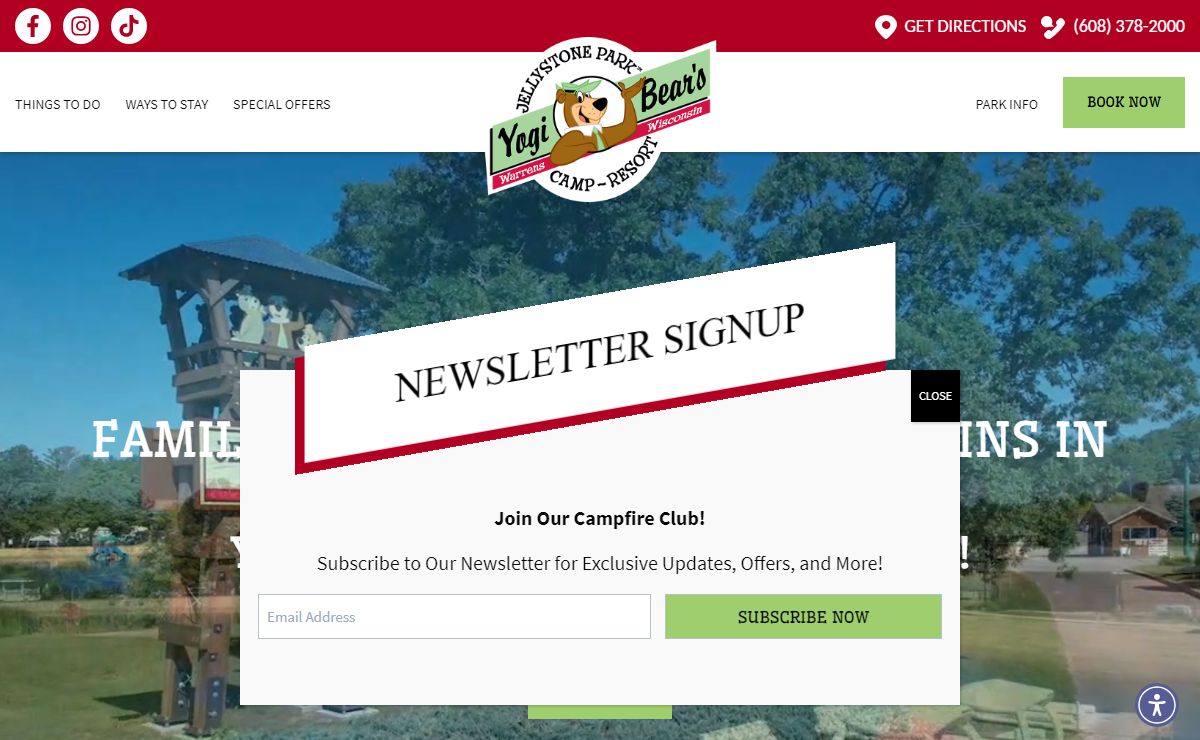 World-Famous RV Campground Resort | Jellystone Park™ Warrens WI