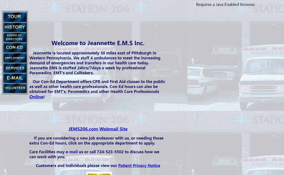 Jeannette EMS