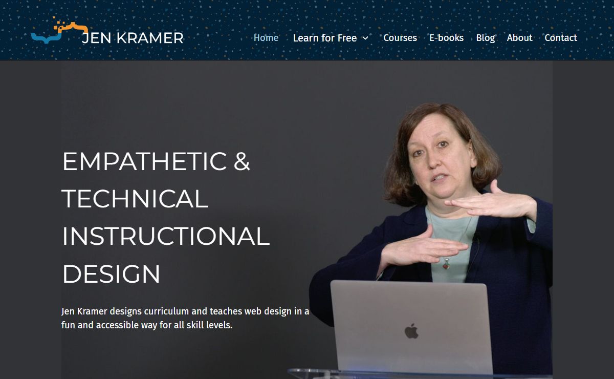 Jen Kramer - Educator, Author, Teaching the world to tell their own stories online