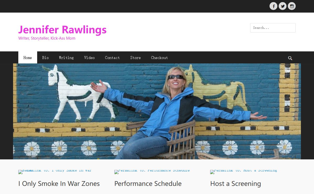 Jennifer Rawlings – Writer, Storyteller, Kick-Ass Mom