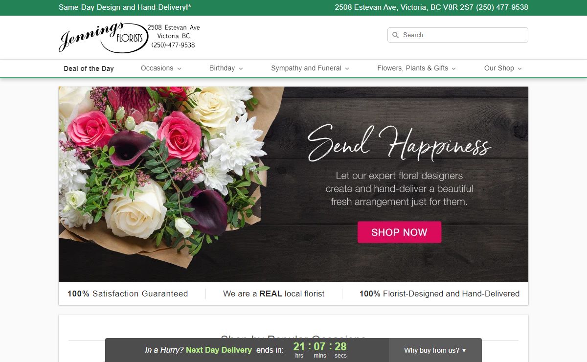 Same-Day Flower Delivery Victoria BC | Local Victoria Florist