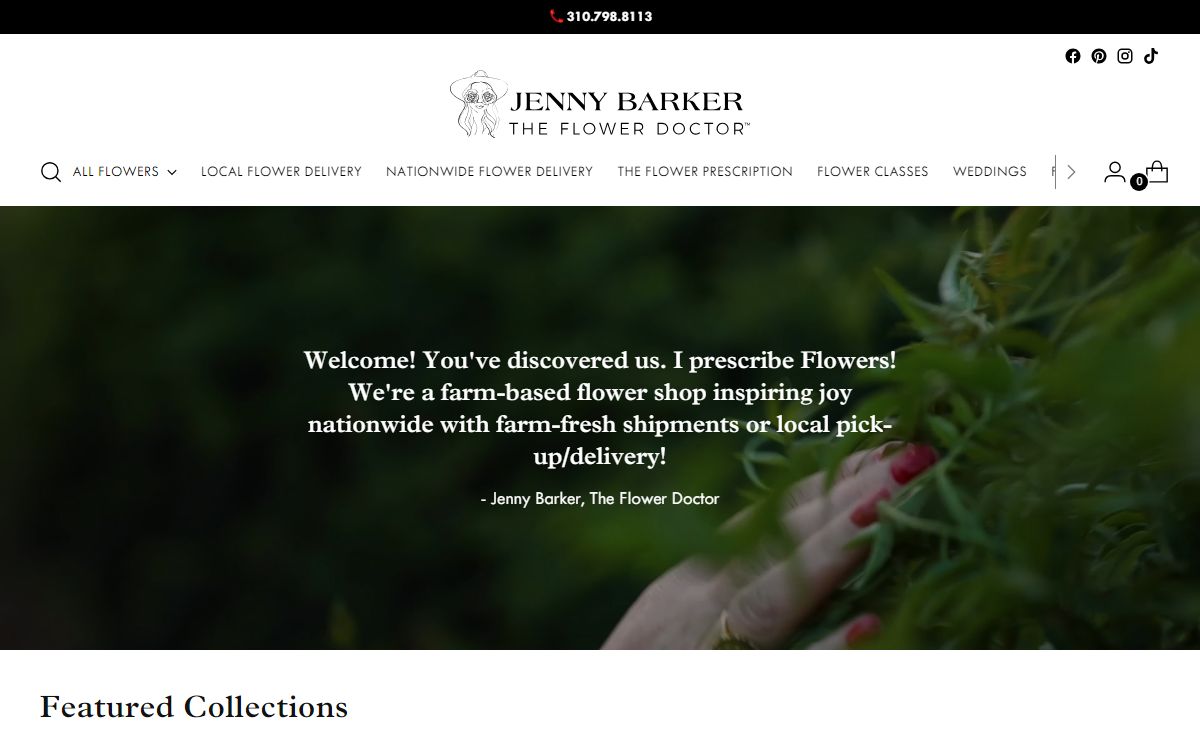 Jenny Barker The Flower Doctor - Stunning Floral Arrangements