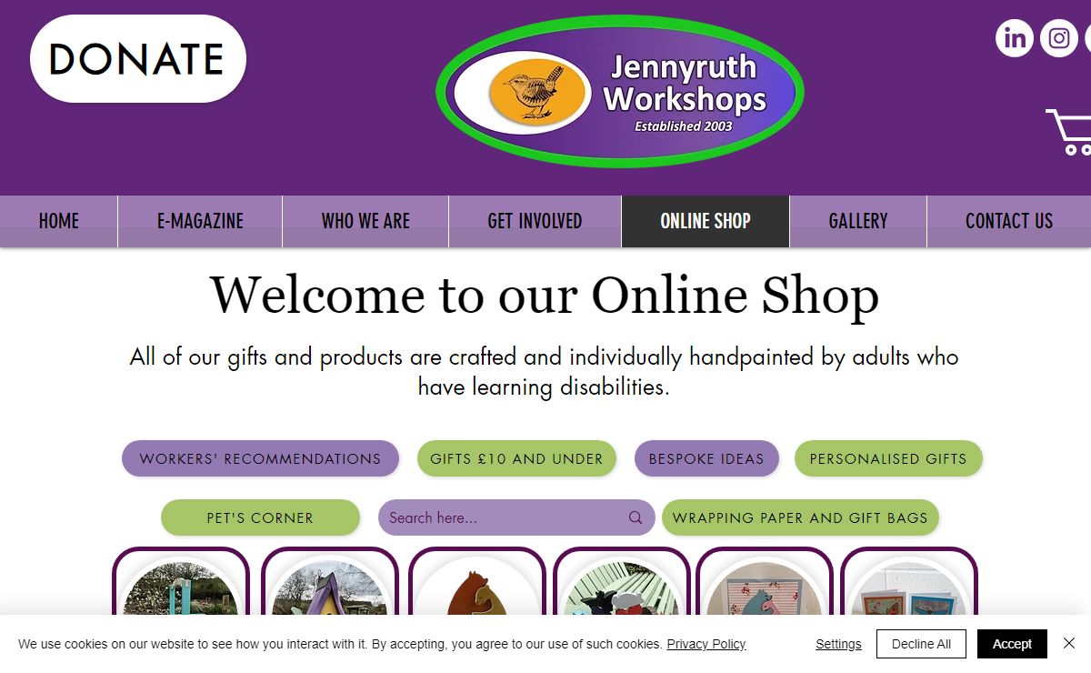 Online Shop | Jennyruth Workshops