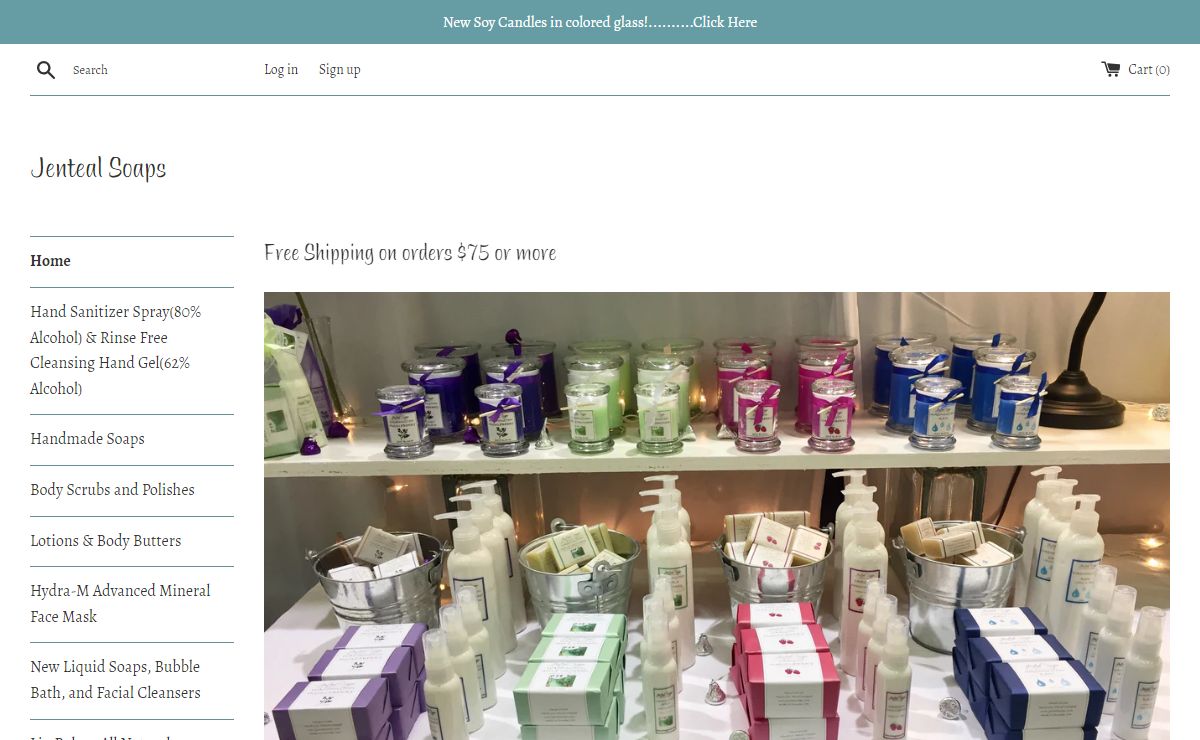 Handmade Soaps Soy Blend Candles Lotions Body Butters – Jenteal Soaps