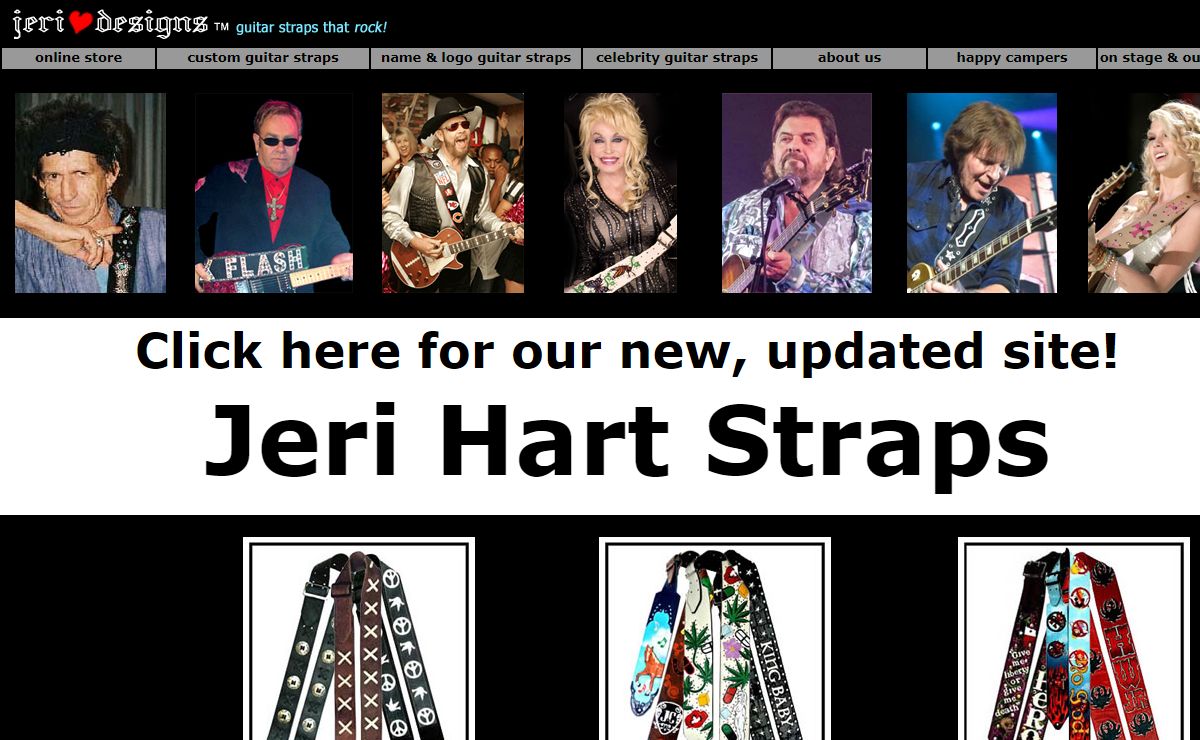 jeri hart guitar straps,custom guitar straps,custom leather guitar straps, guitar strap online store