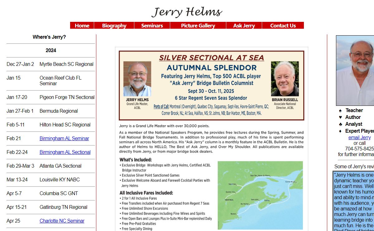 Jerry Helms Home Page