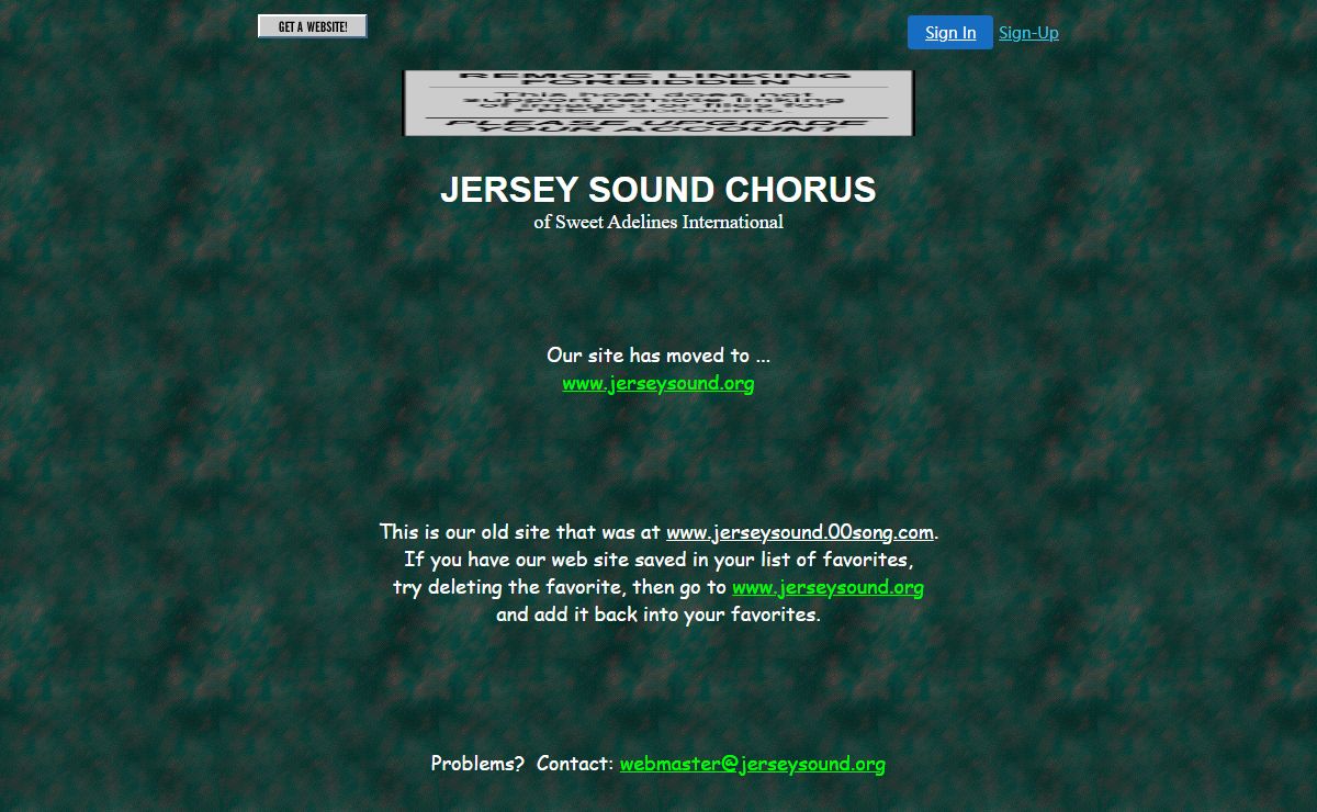 Jersey Sound Chorus of Sweet Adelines International, Cinnaminson, New Jersey