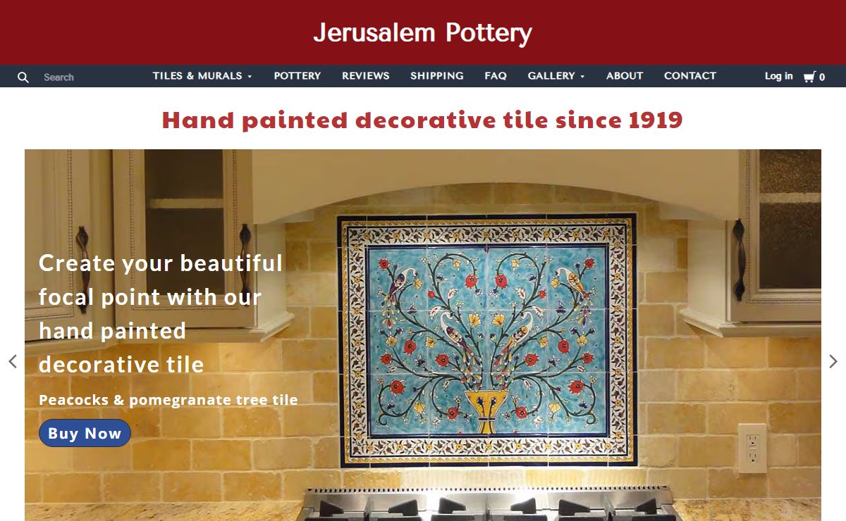 Hand painted decorative tile | Since 1919