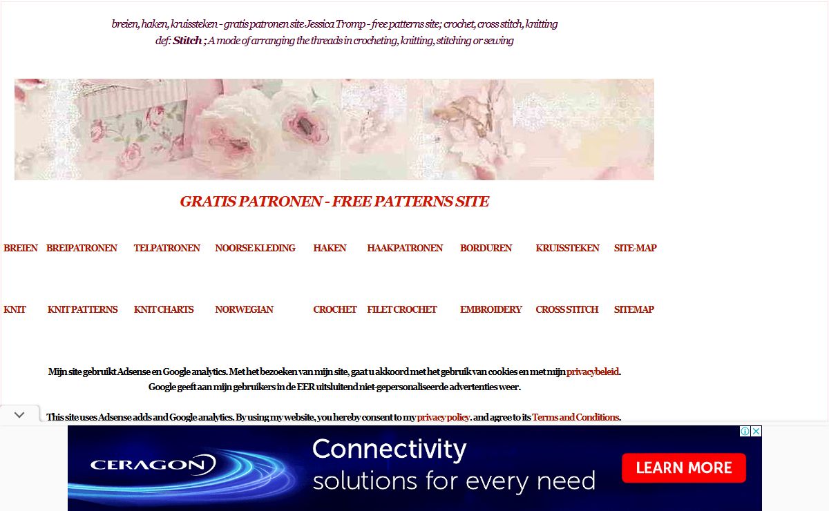 a welcome to my free crochet crossstitch embroidery knitting patterns gratis borduren breien haken kruissteken patronen