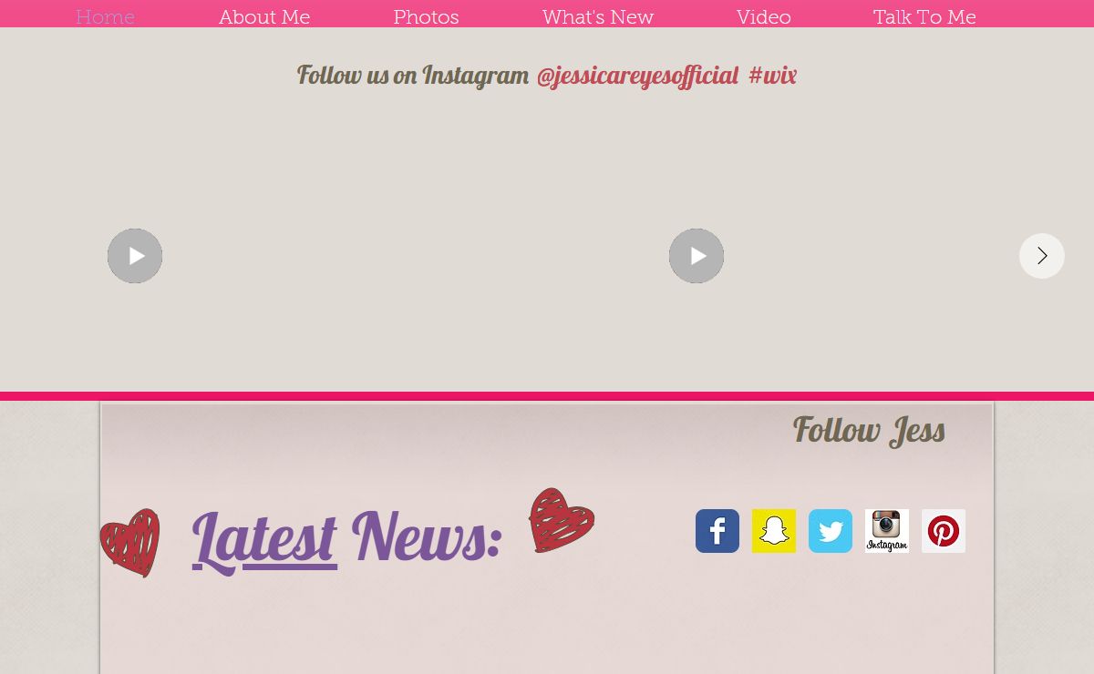 Jessica Reyes Official Website